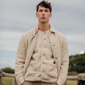 Kestin Men's Italian Fleece Cardigan